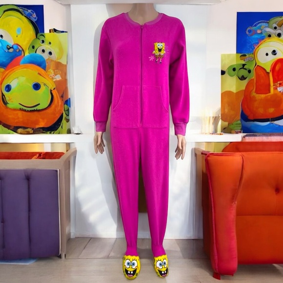 Nickelodeon SpongeBob SquarePants Micro Fleece PJs - Picture 10 of 16